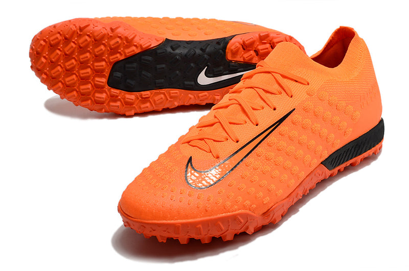 Chuteira Society Nike Phantom Ultra Venom TF Laranja