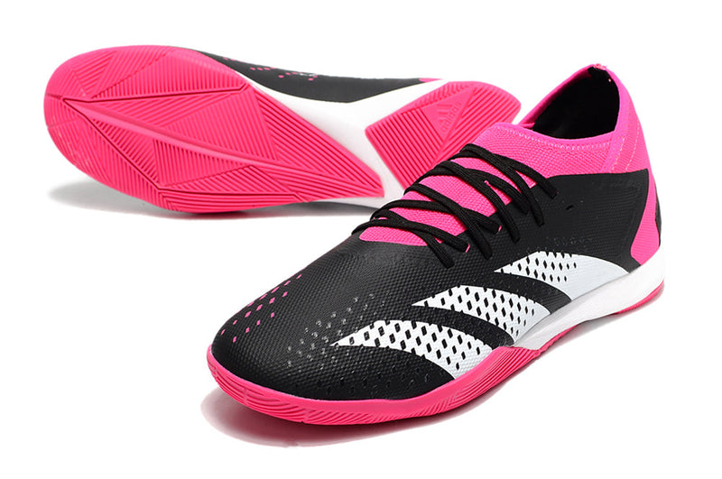 Chuteira Futsal Adidas Predator Accuracy.1 IC Rosa e Preta "Own You Football Pack"