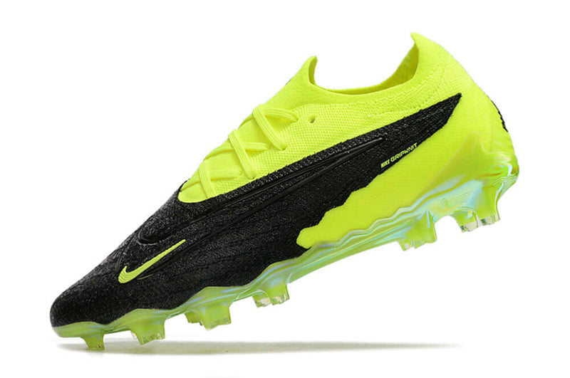 Chuteira Campo Nike Phantom GX DF Elite FG Preta e Verde