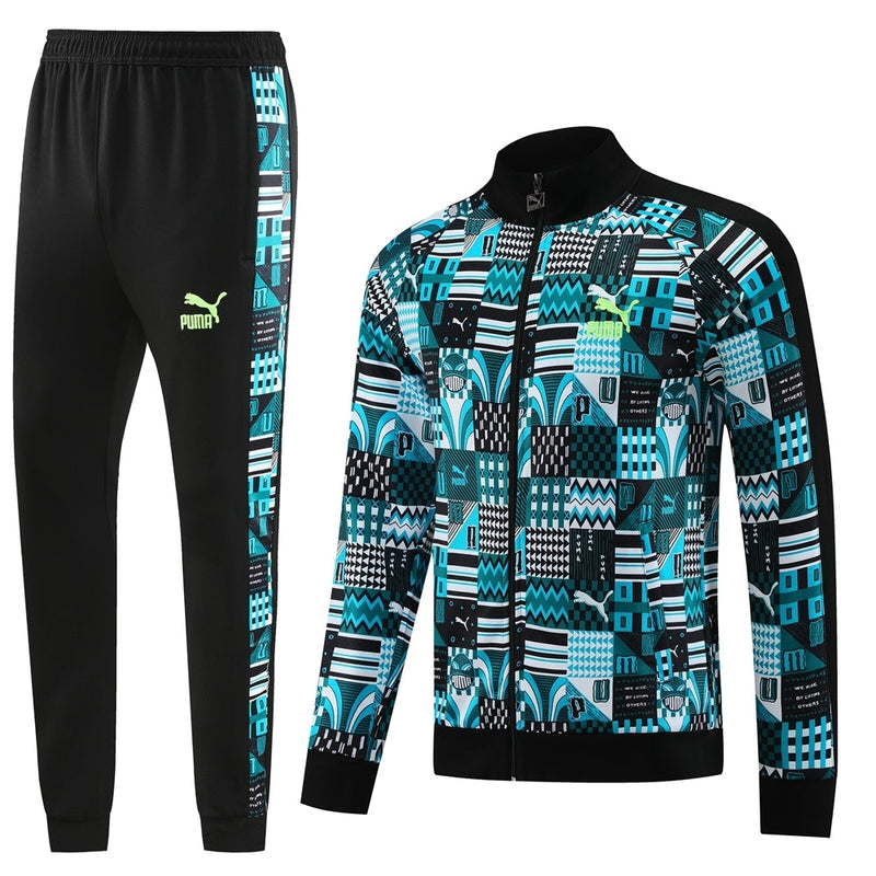 Conjunto de Frio Puma Sportswear Preto e Verde