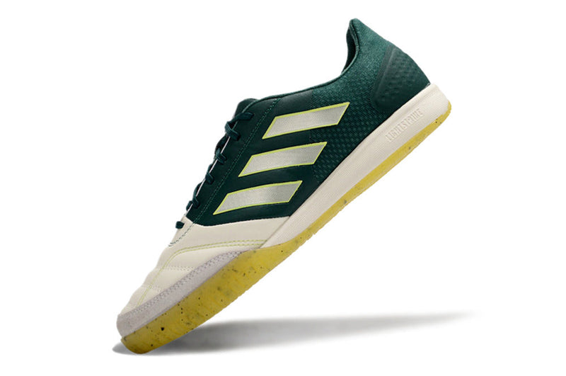 Chuteira Futsal Adidas Competition Top IC Branca e Verde