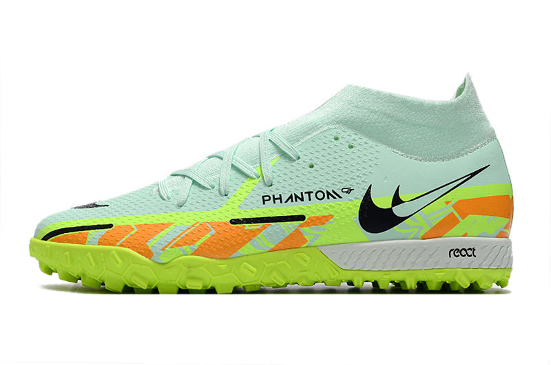 Chuteira Society Nike Phantom GT2 DF Elite TF Verde "Bonded Pack"