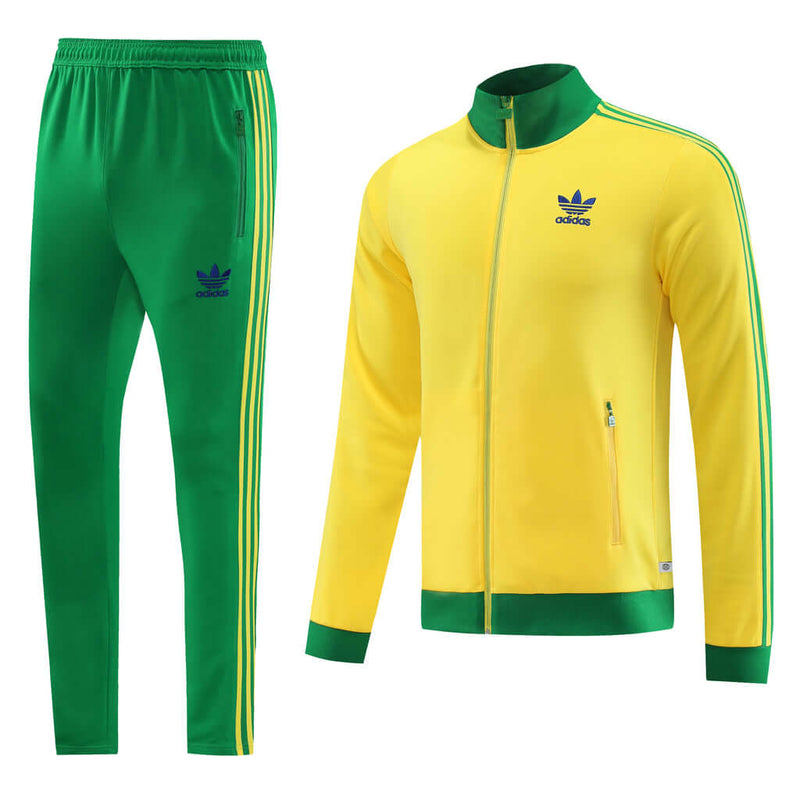 Conjunto de Frio Adidas Sportswear Amarelo e Verde