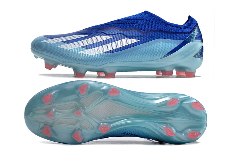 Chuteira Campo Adidas X CrazyFast.1 LL FG Azul "Marine Rush Pack"