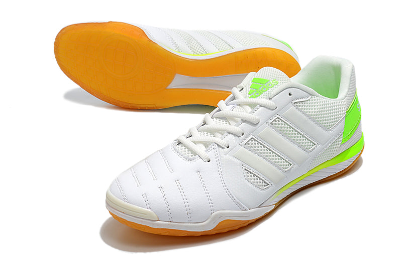 Chuteira Futsal Adidas Top Sala IC Branca e Verde