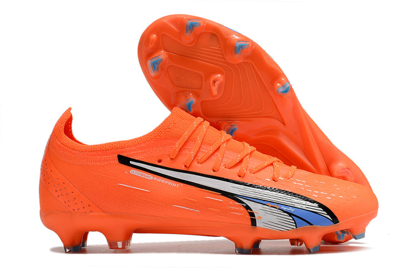 Chuteira Campo Puma Ultra Ultimate 1.4 FG Laranja "Supercharge Pack"