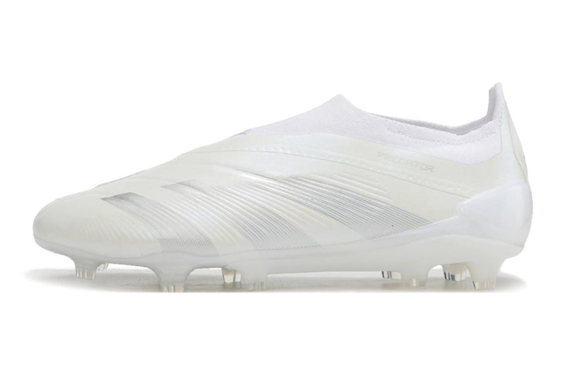 Chuteira Campo Adidas Predator LL Elite FG Branca "Pearlized Pack"