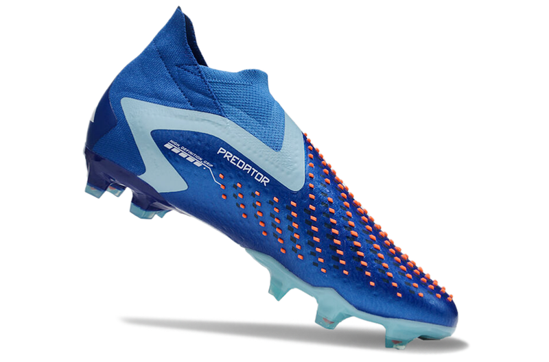 Chuteira Campo Adidas Predator Accuracy+ FG Azul "Marine Rush Pack"