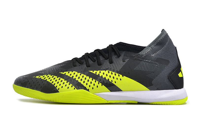 Chuteira Futsal Adidas Predator Accuracy.1 IC Preta e Verde "Crazycharged Pack"