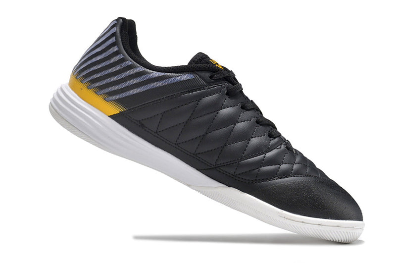 Chuteira Futsal Nike Lunar Gato II IC Preta e Amarela