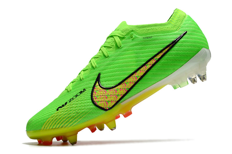 Chuteira Campo Nike Air Zoom Mercurial Vapor 15 Elite Ponta de Aluminio Verde