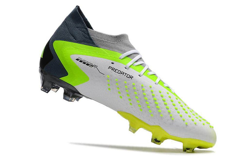 Chuteira Campo Adidas Predator Accuracy.1 FG Verde e Branca "Crazyrush Pack"