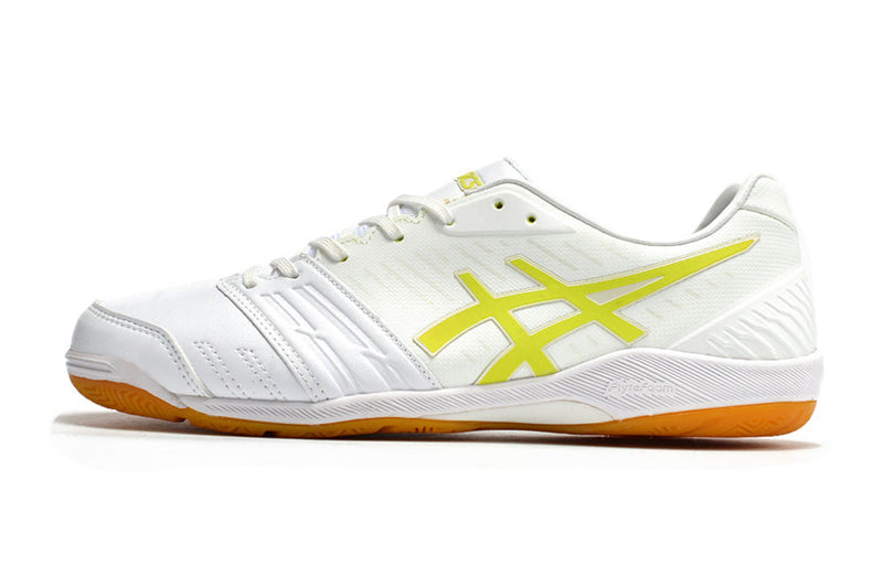 Chuteira Futsal Asics Japan Destaque II IC Branca e Verde