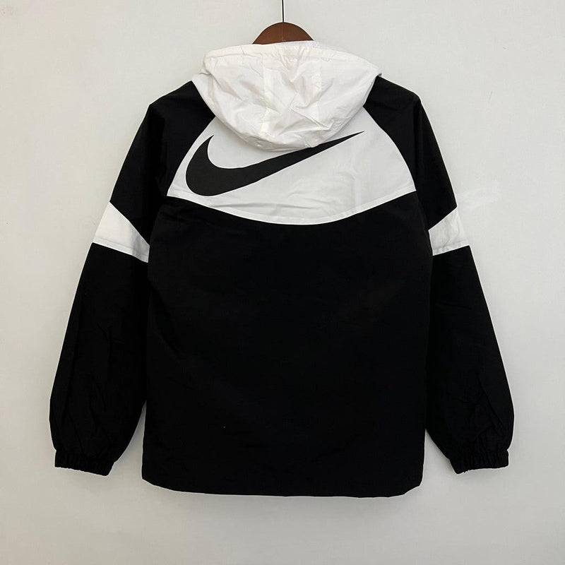 Corta Vento Nike SportsWear Preto e Branco