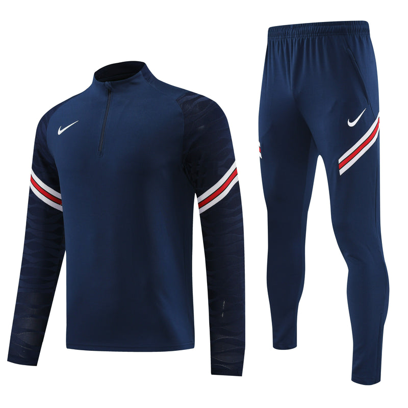 Conjunto de Frio Nike Training Azul, Vermelha e Branca