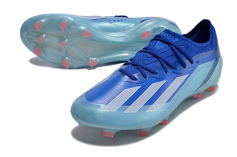 Chuteira Campo Adidas X CrazyFast.1 FG Azul "Marine Rush Pack"