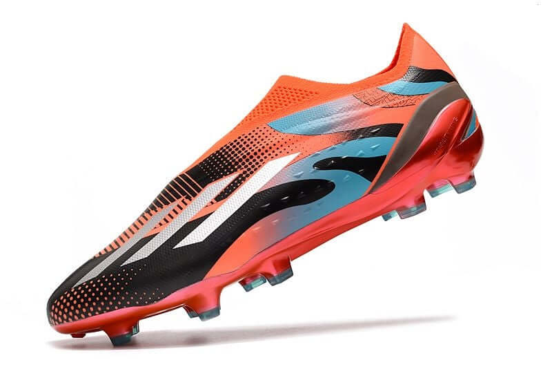 Chuteira Campo Adidas X SpeedPortal Messi+ L10nel M35si FG Laranja e Preto