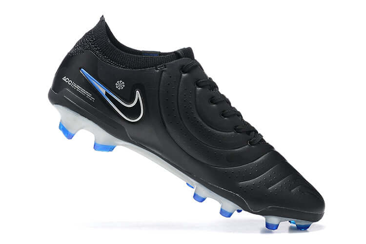 Chuteira Campo Nike Tiempo Legend 10 Elite FG "Shadow Pack" Preta e Azul