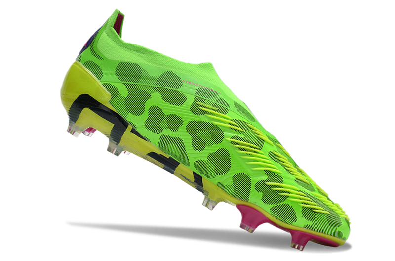 Chuteira Campo Adidas Predator LL Elite FG Verde e Rosa