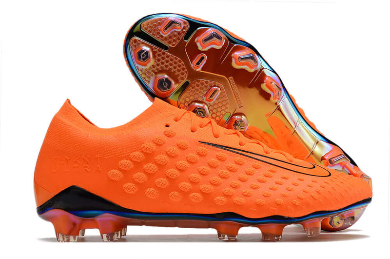 Chuteira Campo Nike Phantom Ultra Venom Elite FG Laranja