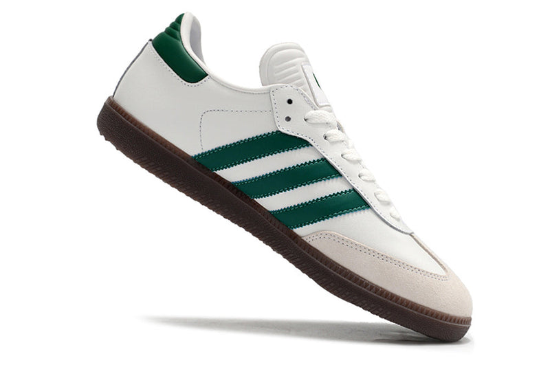 Chuteira Futsal Adidas Lionel Messi x Samba IC Branca e Verde