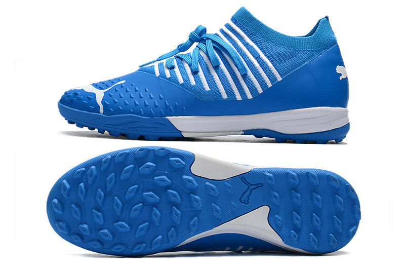 Chuteira Society Puma Future Z 1.3 TF Azul