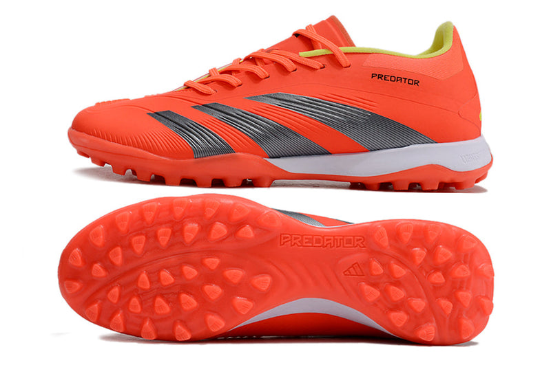 Chuteira Society Adidas Predator Elite TF Laranja "Predstrike Pack"