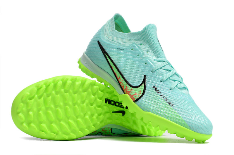 Chuteira Society Nike Air Zoom Mercurial Vapor 15 Elite TF Verde