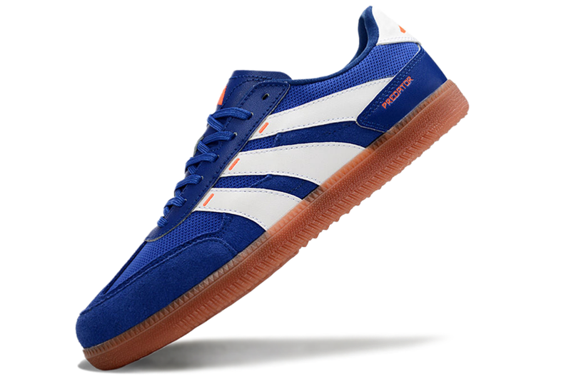 Chuteira Futsal Adidas Predator 24 Elite IC Azul e Branca