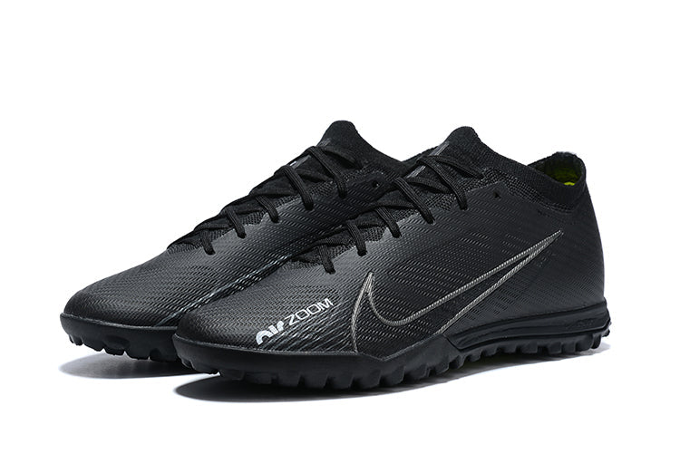 Chuteira Society Nike Mercurial Vapor 15 Elite TF Preta "Shadow Pack"