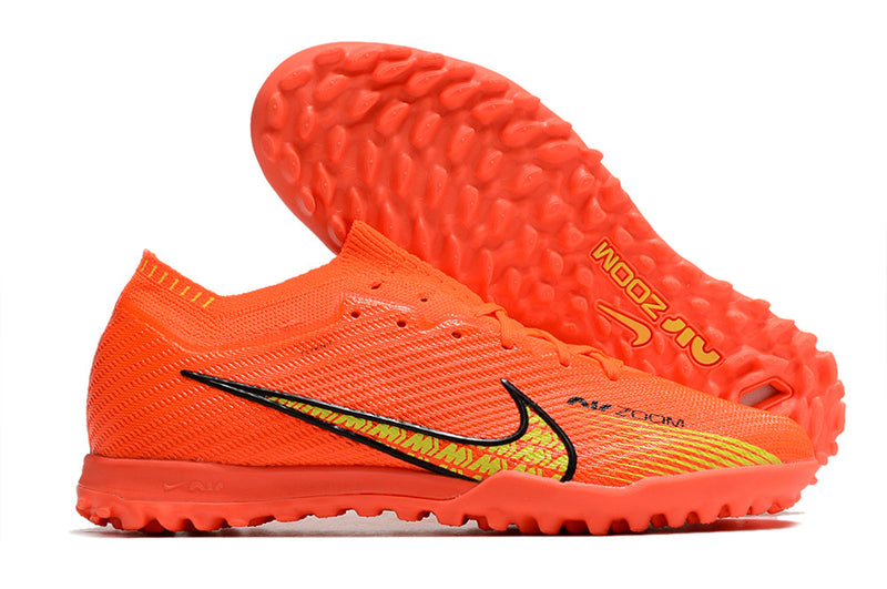 Chuteira Society Nike Air Zoom Mercurial Vapor 15 Elite TF Laranja