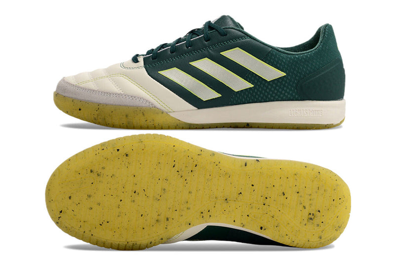 Chuteira Futsal Adidas Competition Top IC Branca e Verde