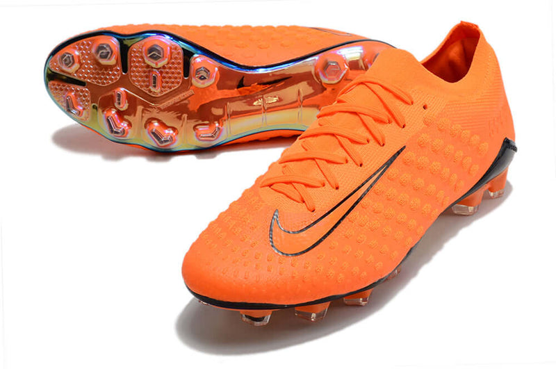 Chuteira Campo Nike Phantom Ultra Venom Elite FG Laranja