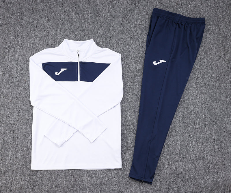 Conjunto de Frio Joma Training Branco e Azul