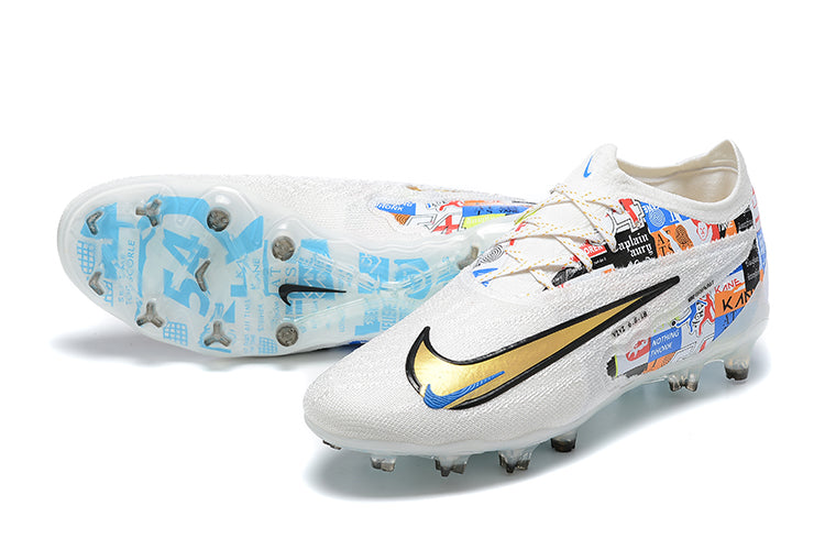 Chuteira Campo Nike Phantom GX Elite FG Branca "Harry Kane"