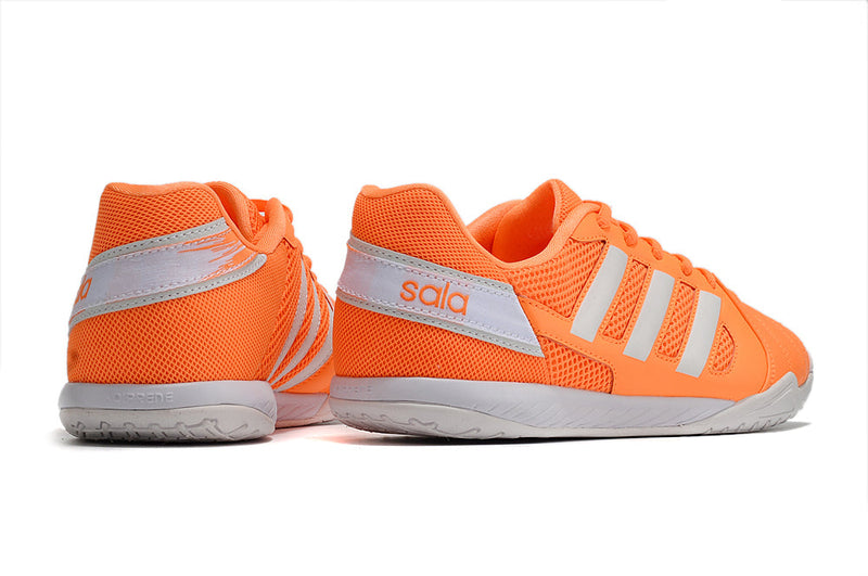 Chuteira Futsal Adidas Top Sala IC Laranja e Branca