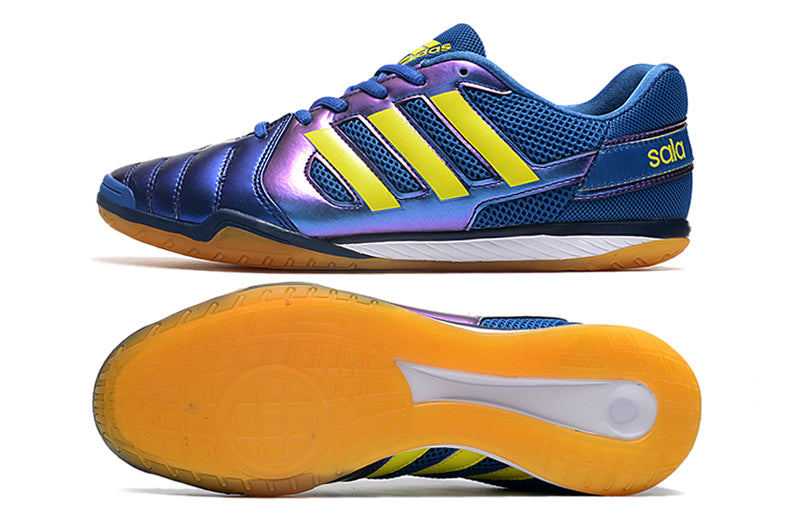 Chuteira Futsal Adidas Top Sala IC Azul e Verde