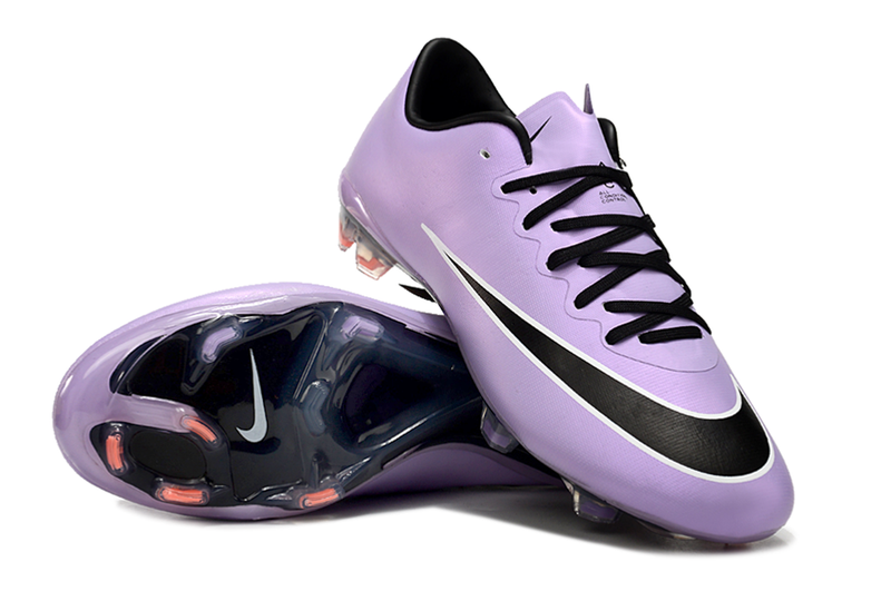 Chuteira Campo Nike Retrô Mercurial Vapor 10 FG Roxa e Preta