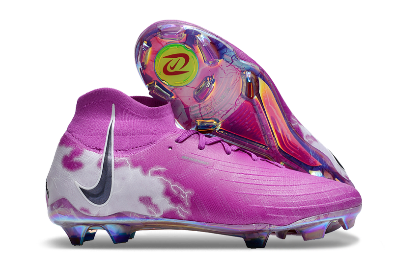 Chuteira Campo Nike Phantom Luna Elite FG Roxa "Thunder Pack"