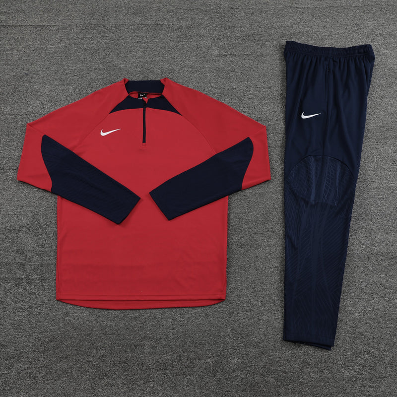 Conjunto de Frio Nike Training Vermelho e Azul