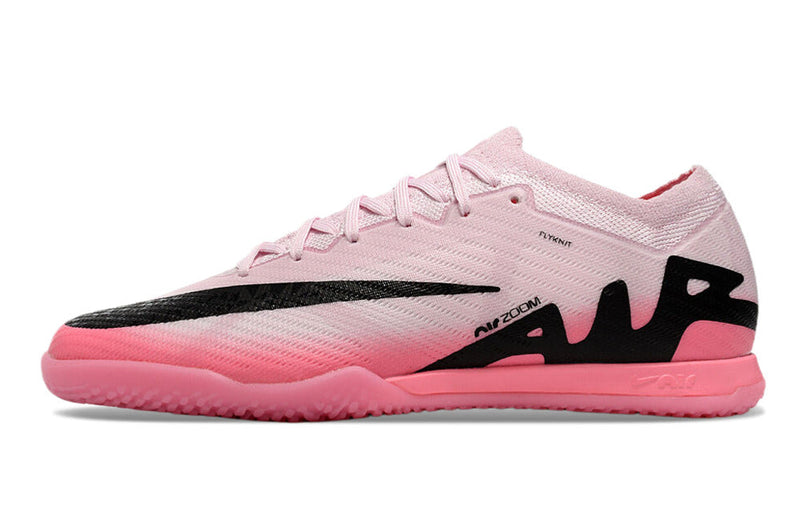 Chuteira Futsal Nike Air Zoom Mercurial Vapor 15 IC Rosa e Preta "Mad Brilliance Pack"