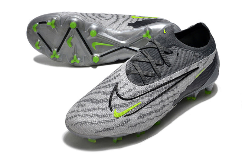 Chuteira Campo Nike Phantom GX Elite FG Cinza