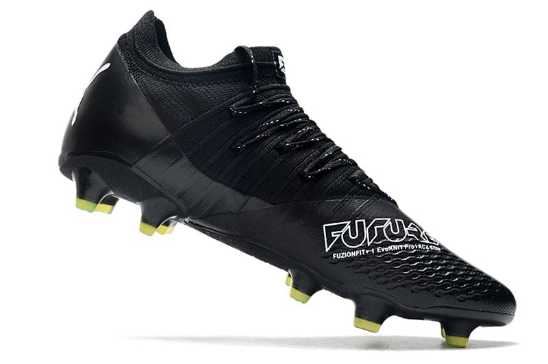 Chuteira Campo Puma Future Z 1.3 FG Preta e Verde "Instinct"