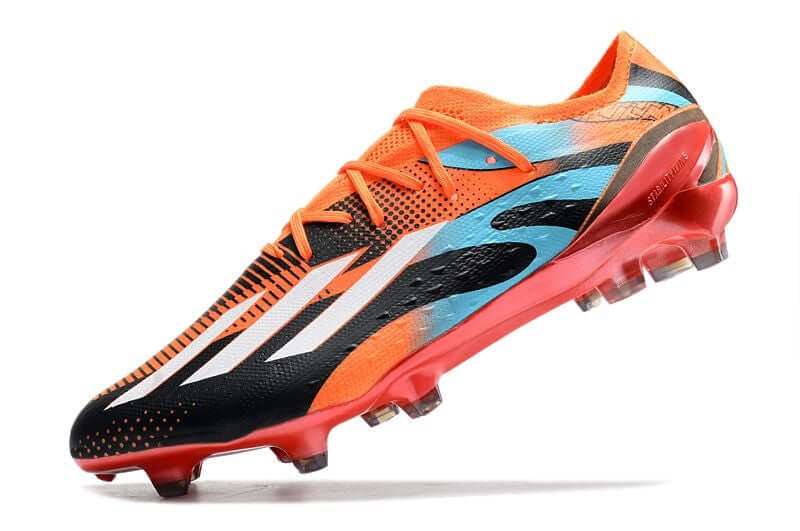 Chuteira Campo Adidas X SpeedPortal Messi.1 L10nel M35si FG Laranja e Preto