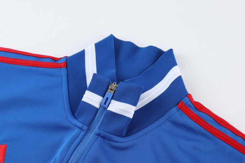 Conjunto de Frio Adidas Sportswear Azul, Vermelho e Preto