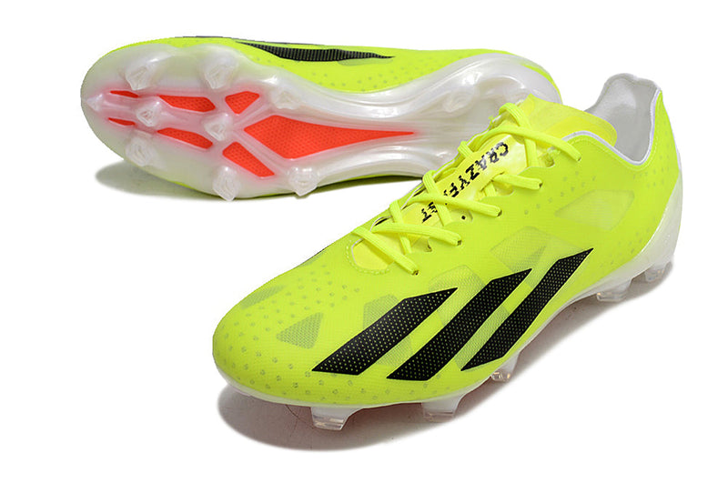 Chuteira Campo Adidas X Crazyfast+ FG Verde "Solar Energy"