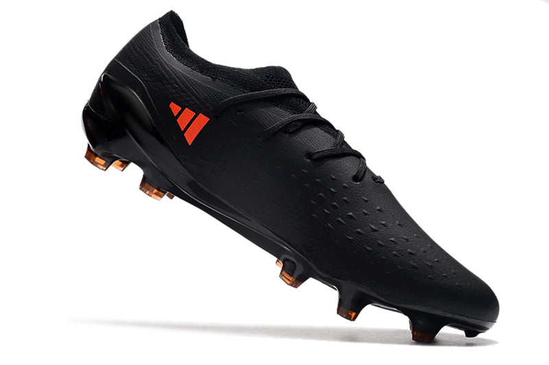 Chuteira Campo Adidas X Speeportal.1 Preto e Laranja