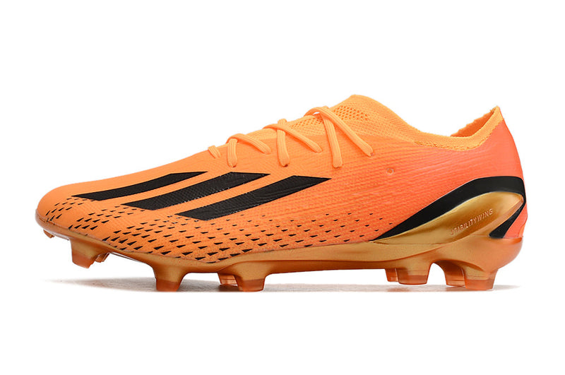 Chuteira Campo Adidas X Speedportal.1 FG Laranja "Heatspawn Pack"