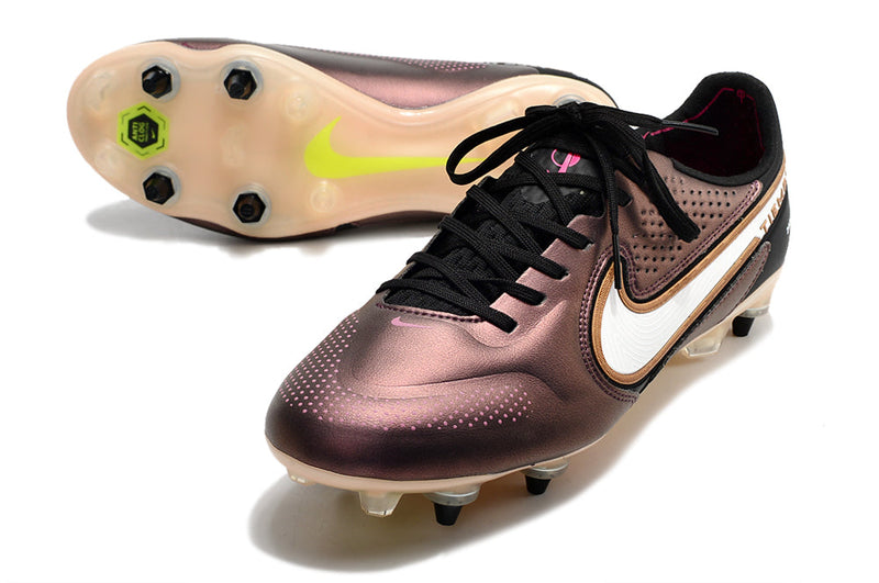 Chuteira Campo Nike Tiempo Legend 9 Elite Trava Mista Cobre "Generation Pack"