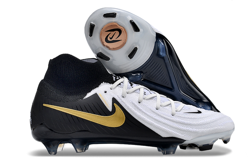 Chuteira Campo Nike Phantom Luna 2 Elite FG Preta e Branca "Mad Ready Pack"